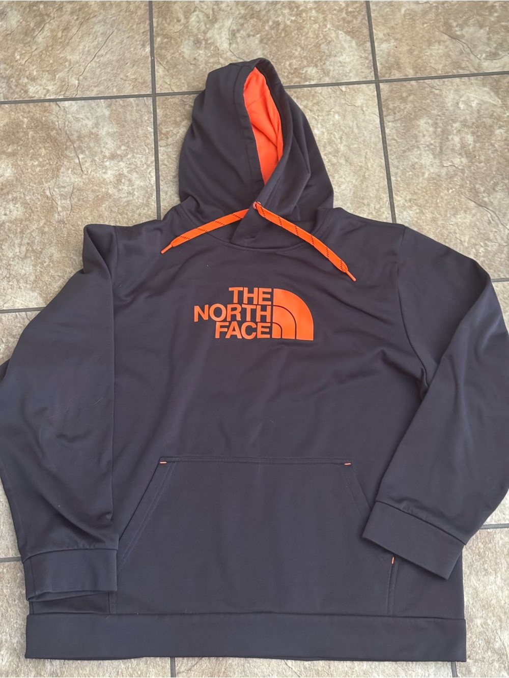 Bundle of 2 NWOT The North Face Hoodies with Neon Green & Bright Orange Logos2XL - Picture 6 of 9